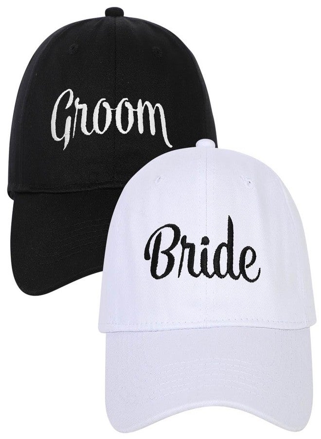 ZUYYON Matching Bride & Groom Baseball Caps Embroidered Baseball Hats Bridal Gift, Newlywed Honeymoon Wedding Gift - Image 1